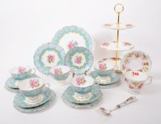 ROYAL ALBERT - ENCHANTMENT / OLD COUNTRY ROSES TEA SERVICE