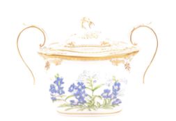 SPODE CHINA - STAFFORD FLOWERS LIDDED SUGAR BOWL