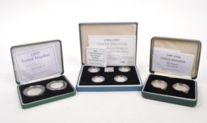ROYAL MINT - COLLECTION OF SILVER PROOF COIN SETS