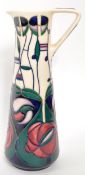 MOORCROFT POTTERY - CONTEMPORARY TUBE LINED EWER JUG
