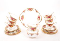 ROYAL ALBERT - OLD COUNTRY ROSES - TEA SERVICE