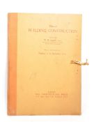 PLATES OF BUILDING CONSTRUCTION - W. R. JAGGARD