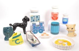 LARGE COLLECTION OF MID CENTURY CERAMIC KITCHENWARE