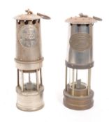HAILWOOD & ACKROYD - TWO METAL 20TH CENTURY SAFETY MINERS' LAMPS