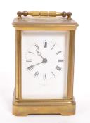WORDLEY & CO - EARLY 20TH CENTURY FRENCH CARRIAGE CLOCK