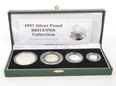 ROYAL MINT - 1997 SILVER PROOF BRITANNIA COIN COLLECTION