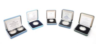 ROYAL MINT - COLLECTION OF SILVER PROOF COIN SETS