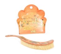 20TH CENTURY LACQUERED CHINOISERIE CRUMB TRAY