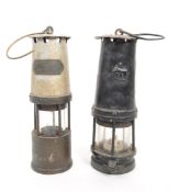 J. H. NAYLOR LTD - TWO VINTAGE 20TH CENTURY SAFETY MINERS' LAMPS