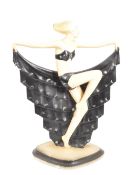 20TH CENTURY ART DECO STYLE PLASTER DANCER FIGURE