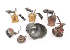 COLLECTION OF VINTAGE 20TH CENTURY BLOW TORCHES & LANTERNS