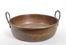 LARGE VICTORIAN COPPER JAM PAN