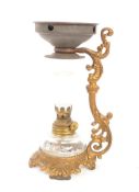 VICTORIAN BRASS OIL LAMP CENSER