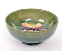 MOORCROFT - EARLY 20TH CENTURY CERAMIC POTTERY ORCHID BOWL
