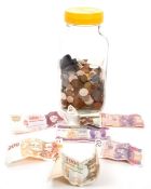 COLLECTION OF MID CENTURY & LATER BRITISH & FOREIGN UNSORTED COINS