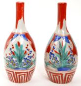 PAIR OF VINTAGE JAPANESE SAKE BOTTLES