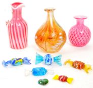 COLLECTION OF EARLY 20TH CENTURY & LATER GLASSWARE