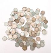 LARGE COLLECTION OF BRITISH SILVER THREEPENCE