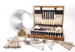 COLLECTION OF 20TH CENTURY SILVER PLATE INCLUDING VINERS