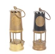 ECCLES - TWO VINTAGE 20TH CENTURY SAFETY MINER'S LAMPS