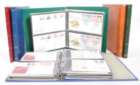 LARGE COLLECTION OF FRANKED FOREIGN & BRITISH POSTAGE STAMPS