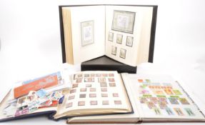 VICTORIAN STAMPS - FOUR PENNY BLACKS & LARGE AMOUNT OF PENNY REDS