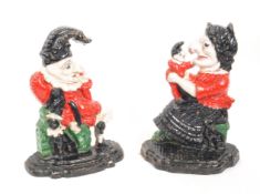 PUNCH & JUDY - CAST IRON DOORSTOPS