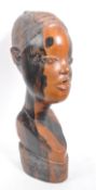 VINTAGE 20TH CENTURY FEMALE AFRICAN HEAD BUST