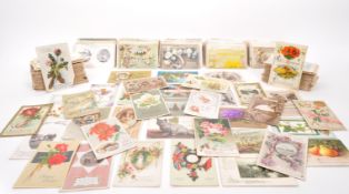 PRE WWI COLLECTION OF GREETINGS POSTCARDS