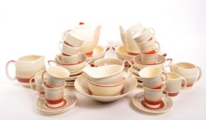 SUSIE COOPER - WEDDING BAND PATTERN COFFEE & DINNER SERVICE