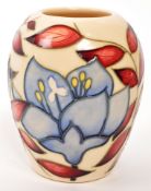 MOORCROFT POTTERY - CONTEMPORARY CERAMIC BUD / STEM VASE