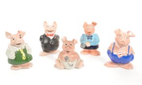 WADE - NATWEST - FULL SET OF CERAMIC PIGS