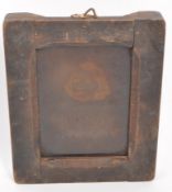 19TH CENTURY VICTORIAN GLASS NEGATIVE WITHIN A WOODEN FRAME