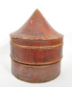 19TH CENTURY CHINESE WOODEN HAT BOX