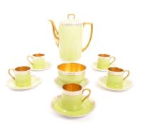 1920S CZECHOSLOVAKIAN PORCELAIN COFFEE SERVICE