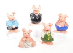 WADE - NATWEST - FULL SET OF CERAMIC PIGS