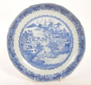 19TH CENTURY CHINESE BLUE & WHITE BOWL