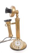 VINTAGE BRASS CANDLESTICK TELEPHONE