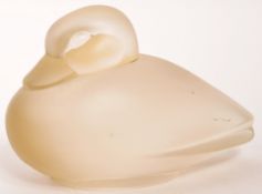 LUCIENNE BLOCH FOR LEERDAM GLASSWORDS - RESTING DUCKS