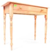 19TH CENTURY VICTORIAN PINE WRITING TABLE DESK