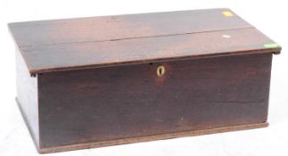 VICTORIAN ECCLESIASTICAL OAK BIBLE BOX