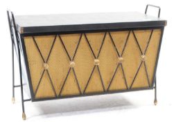 MID CENTURY ITALIAN MAGAZINE BOX / RACK