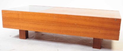 MID CENTURY TEAK COFFEE TABLE