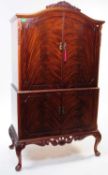 20TH CENTURY QUEEN ANNE REVIVAL COCKTAIL CABINET