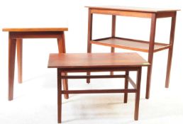 BRITISH MODERN DESIGN - COLLECTION OF RETRO COFFEE TABLES