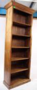 20TH CENTURY OAK OPEN WINDOW BOOKCASE
