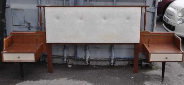 BEAUTILITY - MID CENTURY DOUBLE BED HEADBOARD