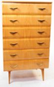 MEREDEW - MID CENTURY PEDESTAL CHEST OF DRAWERS