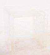 RETRO ACRYLIC PATTERN NEST OF TABLES