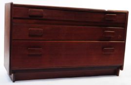 WHITE & NEWTON - MID CENTURY TEAK CHEST OF DRAWERS